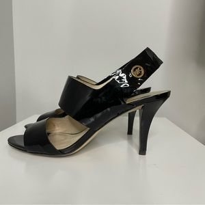 MICHAEL Michael Kors Rochelle Patent Leather Open Toes Sandals